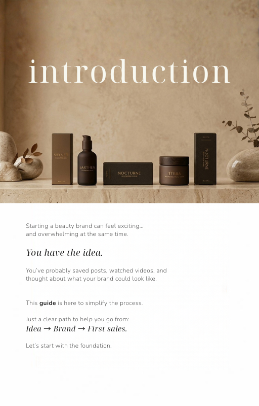 (Change Asset) Budget to Premium Beauty Brand Guide